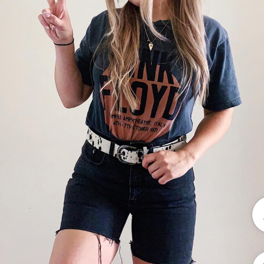 LAST CHANCE BEFORE DONATING: Free People Cow Print Belt